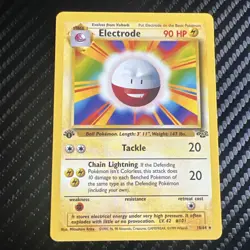 Pokemon TCG First Edition Electrode Jungle 18/64 Unlimited Rare LP Condition - Image 1