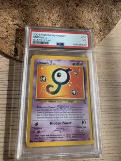 Pokemon Cards: Wizards Black Star Promo: Unown J 38 - Image 1