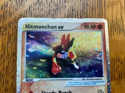 Pokemon TCG Hitmonchan ex 98/109 Ruby and Sapphire Holo MP - Image 4