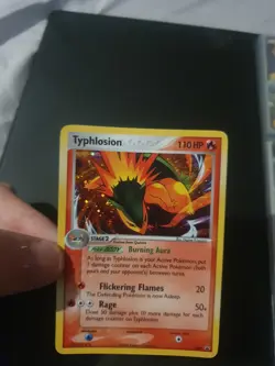 Typhlosion Rare Cosmos Holo Pokemon Card - 034 Black Star Promo 2006 - Good cond - Image 2