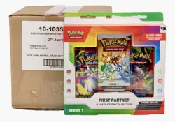 Pokemon TCG First Partner Illustration Collection Box Cases Sealed - Image 1