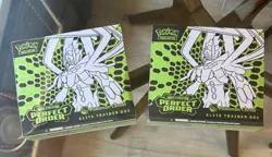 Pokemon TCG Perfect Order Pokemon Center Elite Trainer Boxes ETB Sealed New X2 - Image 1