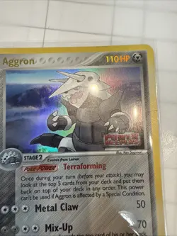 Aggron Reverse Holo Rare EX Power Keepers 1/108 Pokemon TCG - Image 3