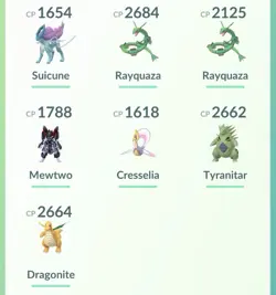 TWO Pokemon Go PTC Acc, Guaranteed Lucky Armor Mewtwo - Image 2