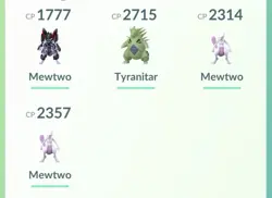 TWO Pokemon Go PTC Acc, Guaranteed Lucky Armor Mewtwo - Image 5