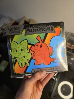 Pokemon Paldea Evolved Elite Trainer Box Sealed (Small Tear) - Image 1