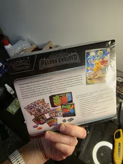Pokemon Paldea Evolved Elite Trainer Box Sealed (Small Tear) - Image 3