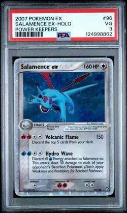 2007 POKEMON SALAMENCE ex #96/108 POWER KEEPERS - Image 1