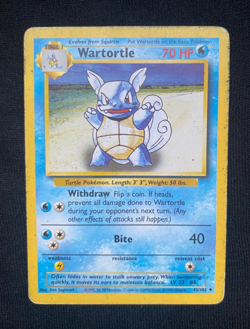 Wartortle 042/102 Pokemon Base Set Regular (HP) - Image 1
