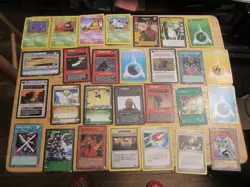 old trading cards lot POKEMON yugioh YOUNG JEDI Dragon Ball Z junk drawer lot - Image 1
