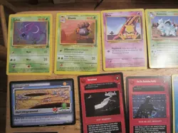 old trading cards lot POKEMON yugioh YOUNG JEDI Dragon Ball Z junk drawer lot - Image 3