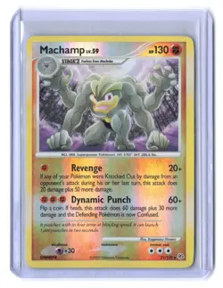 Machamp 31/130 REVERSE HOLO RARE Diamond & Pearl GEN 4 LP+ Pokemon TCG Vintage - Image 1