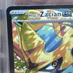 Pokemon Hop's Zacian EX 186/159 Journey Together Rare Holo 230HP Brave Slash - Image 5
