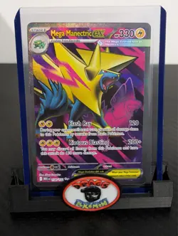 Pokemon Card 2025 MEGA MANECTRIC EX Full Art 158/132 Mega Evolution MINT - Image 1