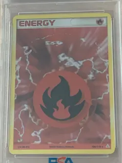 Pokemon 2006 EX Holon Phantoms Fire Energy Holo Rare Card 106/110 - Image 3