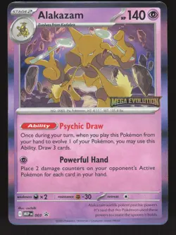 Alakazam 003 Pokemon TCG ME: Mega Evolution Promo NM - Image 1