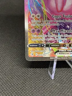 Mew VMAX 269/264 SWSH08 Fusion Strike Secret Rare Alternate Art 2021 Pokemon TCG - Image 4