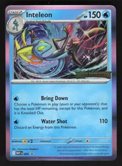 Inteleon 002 Pokemon TCG ME: Mega Evolution Promo NM - Image 1