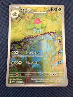 Ivysaur 167/165 - Scarlet & Violet 151 - Illustration Rare - Pokemon - NM - Image 1