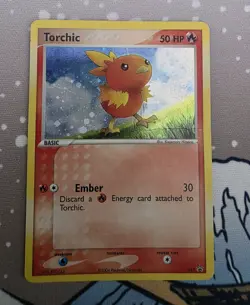 Pokemon Nintendo Promos Torchic #017 With SWIRL 🌀 - Image 2