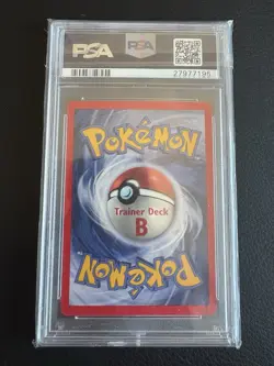 1999 POKEMON BASE SET TRAINER DECK B #42 WARTORTLE PSA 10 - Image 2