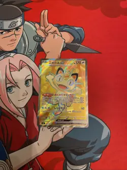 Meowth ex SR Secret Rare - 100/080- Japanese Pokemon Card NM - Image 1