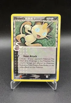 Pokemon Meowth 11/17 - Pop Series 5 Common Non-Foil 2007 - LP - Image 1