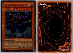 YUGIOH! VAMPIRE GENESIS - ULTRA RARE 1ST EDITION - SD2-EN001 LP+ - Image 2