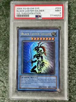 PSA 9 Yu-Gi-Oh! TCG Black Luster Soldier Starter Deck Yugi Evolution SYE-024 - Image 1