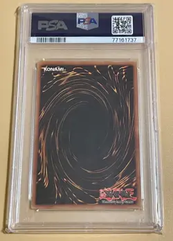 Yu-Gi-Oh! TCG Flame Swordsman Legend of Blue Eyes PSA 8 LOB-003 1st.l Edition NM - Image 2