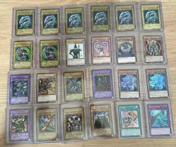 Yu-Gi-Oh! TCG Vintage Lot Blue Eyes Dark Magician Rare Cards. See Description - Image 1