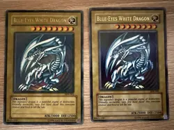 Yu-Gi-Oh! TCG Vintage Lot Blue Eyes Dark Magician Rare Cards. See Description - Image 2