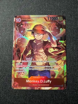 Monkey.D.Luffy (Treasure Booster Set) ST10-006 English - One Piece Card - NM - Image 1