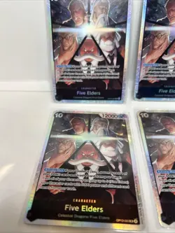 One Piece TCG Five Elders SR OP13-082 X4 Carrying On His Will Foil - Image 2
