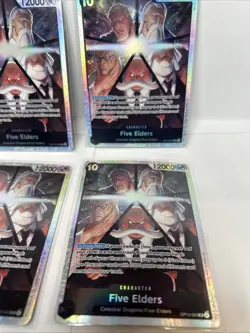 One Piece TCG Five Elders SR OP13-082 X4 Carrying On His Will Foil - Image 3