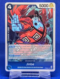 Jinbe PRB02-007 R | NM | Premium Booster -The Best- Vol. 2 | One Piece TCG | EN - Image 1