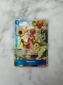 Rebecca (Alt Art) OP15-053 SR Adventure on KAMI's Island ONE PIECE ENGLISH NM - Image 1