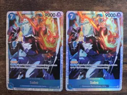 2X Sabo OP15-046 SR One Piece TCG English Adventure On Kami's Island Mint - Image 1