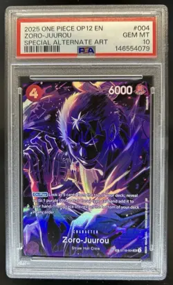 2025 One Piece Legacy of the Master Zoro-Juurou Special Alt Art #ST18-004 PSA 10 - Image 1
