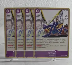 One Piece English El Thor OP15-075 UC 4pc - Image 1