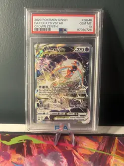 Pokemon TCG - PSA 10 - Deoxys VSTAR GG46/GG70 - Crown Zenith - GEM MINT - Image 1