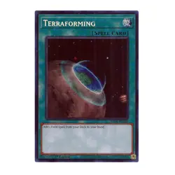 Yu-Gi-Oh! Terraforming (Secret Rare) - Quarter Century Stampede - Image 1