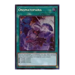 Yu-Gi-Oh! Onomatopaira (Secret Rare) - Quarter Century Stampede - Image 1