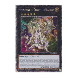 Yu-Gi-Oh! Stellarknight Constellar Diamond (Platinum Secret Rare) - Quarter Cent - Image 1