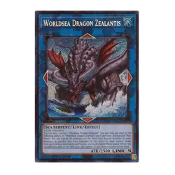 Yu-Gi-Oh! Worldsea Dragon Zealantis (Secret Rare) - Quarter Century Stampede - Image 1