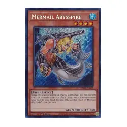 Yu-Gi-Oh! Mermail Abysspike (Secret Rare) - Quarter Century Stampede - Image 1