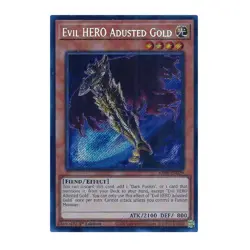 Yu-Gi-Oh! Evil HERO Adusted Gold (Secret Rare) - Quarter Century Stampede - Image 1