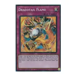 Yu-Gi-Oh! Dracotail Flame (Super Rare) - Justice Hunters (JUSH) - Image 1