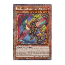 Yu-Gi-Oh! Fire King High Avatar Garunix (Platinum Secret Rare) - Quarter Century - Image 1