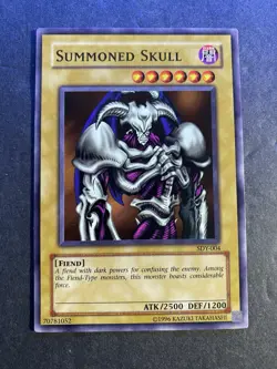 Yugioh Summoned Skull 1st Edition - Image 1